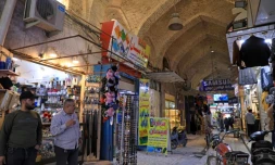 Un marché couvert de la ville d'Amarah, dans la province de Missane, le 16 février 2022 en Irak