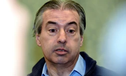 Le jardinier français Jean-Louis Cayrou à l'ouverture de son procès à Rodez, le 23 mai 2016