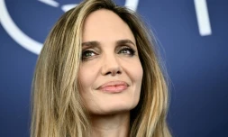 L'actrice américaine Angelina Jolie lors d'un photocall pour le film "Maria" présenté à la 81e Mostra de Venise, le 29 août 2024