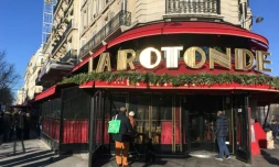 Les dégâts causés à la brasserie La Rotonde, le 18 janvier 2020 après un départ de feu dans la nuit