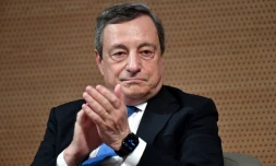 Le Premier ministre italien Mario Draghi, en visite à Alger le 18 juillet 2022 