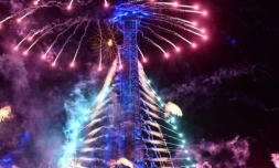 Feu d'artifice du 14-Juillet 2023 à la Tour Eiffel, à Paris