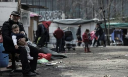 La commuanuté rom de Bobigny, le 27 mars 2019 victime d'attaques suite à la propagation de fausses rumeurs