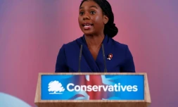 Kemi Badenoch, nouvelle cheffe du parti conservateur britannique, le 2 novembre 2024 à Londres