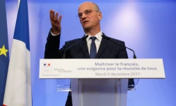  Jean-Michel Blanquer, le 5 décembre 2017 à Paris