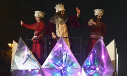 Traditionnel défilé des Rois mages pour Épiphanie, le 5 janvier 2018 à Madrid