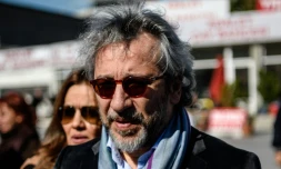 Le journaliste Can Dündar, arrivant au tribunal à Istanbul, le 22 avril 2016