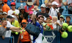 Le Britannique Andy Murray éliminé par le Français Richard Gasquet au premier tour du Masters 1000 de Cincinnati le 12 août 2019