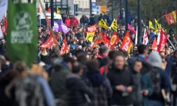 Manifestation contre la politique du gouvernement, le 16 novembre 2017 à Nantes