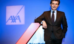 Le PDG d'Axa, Henri de Castries, le 25 février 2016 à Paris