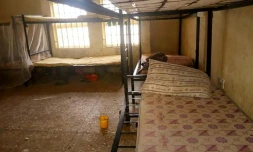 Le dortoir du pensionnat de Jangebe oĂč 317 adolescentes ont Ă©tĂ© enlevĂ©s par des hommes armĂ©s, le 26 fĂ©vrier 2021 dans le nord-ouest du Nigeria