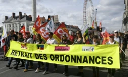 Manifestation contre la réforme du Code du travail, le 21 septembre 2017 à Nantes