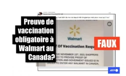   Non, Walmart ne demande pas de preuve vaccinale au Canada
