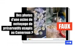   Ces photos ne montrent pas des préservatifs lavés pour être revendus au Cameroun