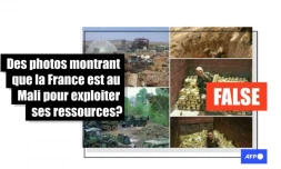   Attention, ces photos ne montrent pas que la France est au Mali pour exploiter ses ressources naturelles