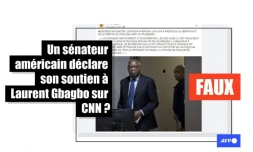   Non, Laurent Gbagbo n'a pas reçu le soutien d'un sénateur américain sur CNN