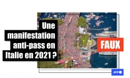   Ces images montrent ne montrent pas une manifestation en Italie en 2021 mais un festival à Zurich en 2018