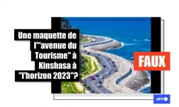   Non, cette photo ne montre pas "l'avenue du Tourisme" à Kinshasa "à l'horizon 2023"