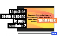   La justice belge n'a pas suspendu le pass sanitaire