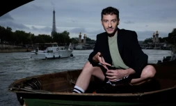 Le directeur artistique de la cérémonie d'ouverture des Jeux olympiques, Thomas Jolly, le 2 juillet à Paris