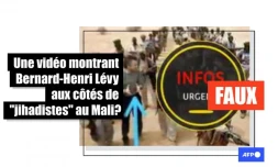   Non, cette photo ne montre pas Bernard-Henri Lévy avec des "jihadistes" au Mali