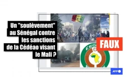   Il n&rsquo;y a pas eu de "soulèvement" au Sénégal contre les sanctions visant le Mali
