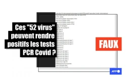   Les tests PCR utilisés pour détecter le Sars-Cov-2 sont spécifiques à ce virus