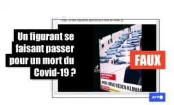   Cette vidéo montre une manifestation pour le climat, et non des fausses victimes du Covid-19