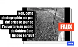   Attention à cette photographie virale montrant une foule amassée sur le Golden Gate bridge