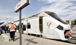   Le nouveau train express régional sénégalais est bien en état de fonctionnement