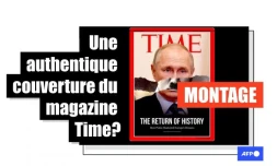 Attention à cette prétendue couverture du magazine Time qui grime Vladimir Poutine en Adolf Hitler