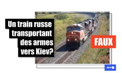 Non, ce train ne transporte pas des blindés russes vers l'Ukraine