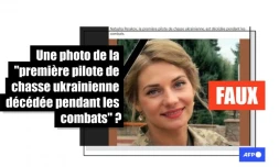   Cette photo ne montre pas la "première pilote de chasse ukrainienne"