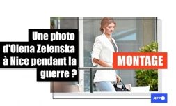   Non, cette photo ne montre pas la femme de Volodymyr Zelensky à Nice après avoir fui l'Ukraine