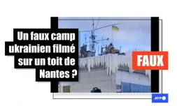   Non, cette vidéo ne montre pas un "faux camp ukrainien" à Nantes