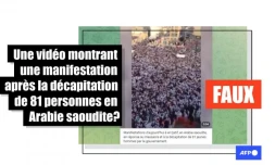   Une manifestation après l'exécution de 81 personnes en Arabie saoudite ? Cette vidéo date de 2014