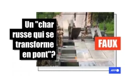   Cette vidéo montre un exercice militaire de l'Otan, et pas des chars russes en Ukraine