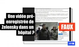   La vidéo de la visite de Zelensky dans un hôpital ne montre pas une femme décédée en février 2022
