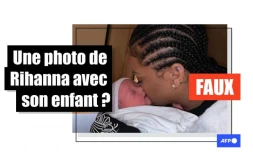   Cette photo ne montre pas Rihanna tenant son enfant dans les bras