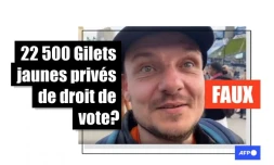 Non, 22 500 gilets jaunes n'ont pas été privés de leur droit de vote