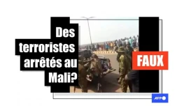 Cette vidéo ne montre pas des "terroristes" arrêtés au Mali; elle a été prise au Nigeria
