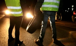 Des "gilest jaunes" manifestent à Reims le 17 novembre 2018