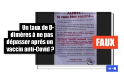   Attention à cette affiche sur les vaccins anti-Covid et les thromboses