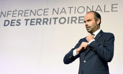 Edouard Philippe le 12 juillet 2018 à la Conférence nationale des territoires