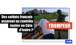   Cette vidéo montrant une altercation en Côte d'Ivoire entre des soldats français et des Ivoiriens date de 2004