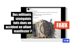  Non, des militants de l&rsquo;opposition au Sénégal n'ont pas été tués dans un accident de bus