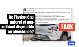   L'hydrogène : une source d'énergie naturelle et non-polluante disponible en abondance sur Terre ? C'est faux