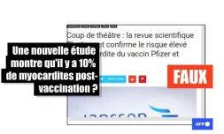 "Coup de théâtre", "10%" de myocardites post-vaccination : attention aux interprétations trompeuses d'une étude parue dans le Lancet