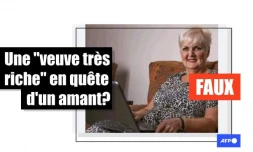   Attention à cette annonce d'une "veuve très riche": il s'agit d'une arnaque