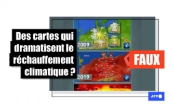   Non, ces cartes météo ne prouvent pas que les médias sont devenus alarmistes sur le dérèglement climatique